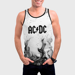 Майка-безрукавка мужская ACDC, цвет: 3D-черный — фото 2