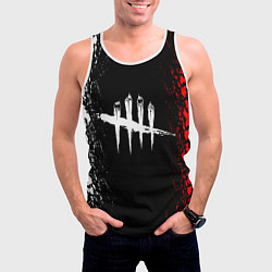 Майка-безрукавка мужская DEAD BY DAYLIGHT, цвет: 3D-белый — фото 2