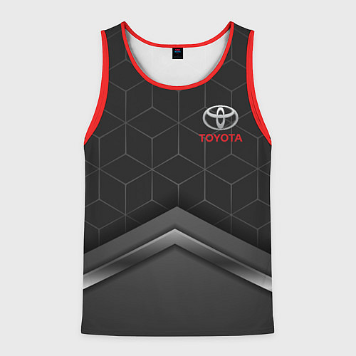 Мужская майка без рукавов TOYOTA / 3D-Красный – фото 1