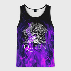 Майка-безрукавка мужская QUEEN, цвет: 3D-черный