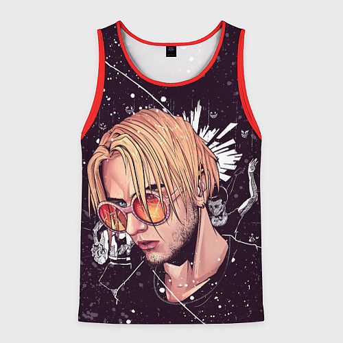 Мужская майка без рукавов PYROKINESIS / 3D-Красный – фото 1