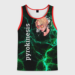Майка-безрукавка мужская Pyrokinesis, цвет: 3D-красный