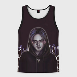 Майка-безрукавка мужская Pyrokinesis, цвет: 3D-черный