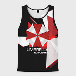 Майка-безрукавка мужская UMBRELLA CORP, цвет: 3D-черный