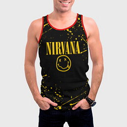 Майка-безрукавка мужская NIRVANA, цвет: 3D-красный — фото 2