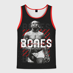 Майка-безрукавка мужская Bones Jones, цвет: 3D-красный
