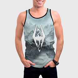 Майка-безрукавка мужская THE ELDER SCROLLS, цвет: 3D-черный — фото 2