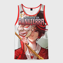 Майка-безрукавка мужская Legends of Runeterra, цвет: 3D-красный