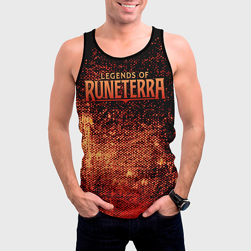 Мужская майка без рукавов Legends of Runeterra / 3D-Черный – фото 3
