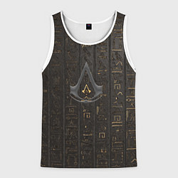 Майка-безрукавка мужская Assassin's Creed, цвет: 3D-белый