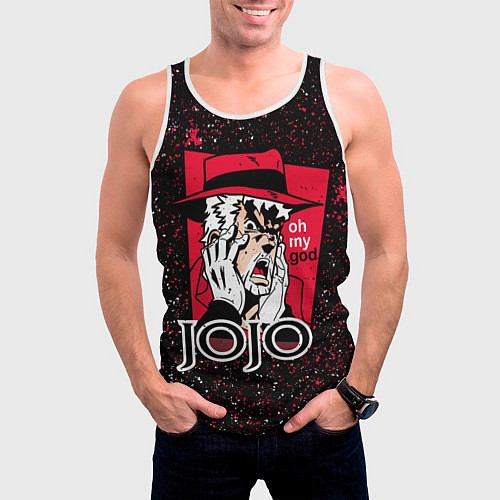 Мужская майка без рукавов JoJo Bizarre Adventure / 3D-Белый – фото 3