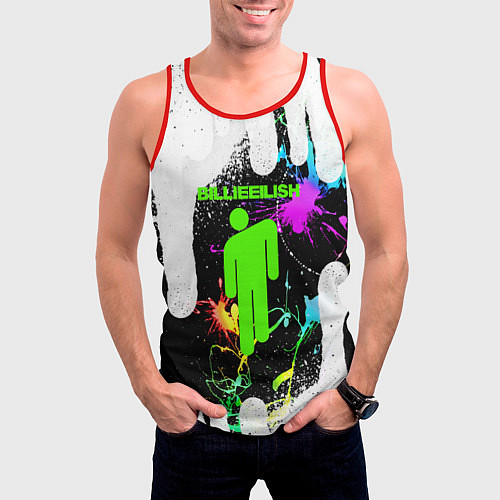 Мужская майка без рукавов BILLIE ELLISH / 3D-Красный – фото 3