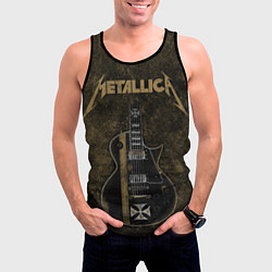 Майка-безрукавка мужская Metallica, цвет: 3D-черный — фото 2