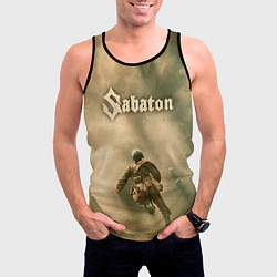 Майка-безрукавка мужская Sabaton, цвет: 3D-черный — фото 2