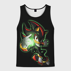 Майка-безрукавка мужская SHADOW, цвет: 3D-черный