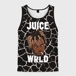 Майка-безрукавка мужская Juice WRLD, цвет: 3D-черный