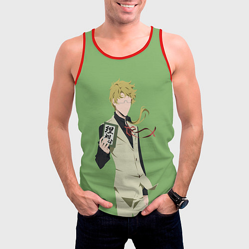 Мужская майка без рукавов Doppo Kunikida / 3D-Красный – фото 3