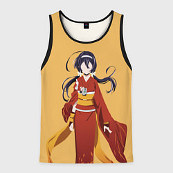 Майка-безрукавка мужская Kyouka Izumi, цвет: 3D-черный