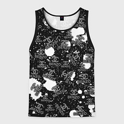 Майка-безрукавка мужская Benzo Gang - Big Baby Tape, цвет: 3D-черный