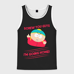 Майка-безрукавка мужская Cartman, цвет: 3D-белый