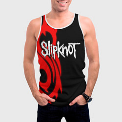 Майка-безрукавка мужская Slipknot 7, цвет: 3D-белый — фото 2