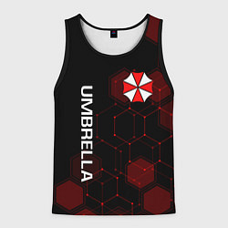 Майка-безрукавка мужская UMBRELLA CORP, цвет: 3D-черный