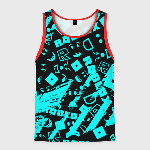 Мужская майка без рукавов Roblox / 3D-Красный – фото 1