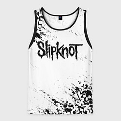 Майка-безрукавка мужская SLIPKNOT, цвет: 3D-черный