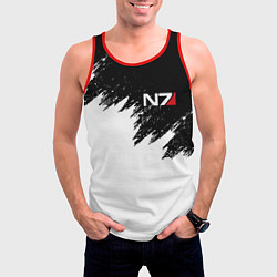 Майка-безрукавка мужская MASS EFFECT N7, цвет: 3D-красный — фото 2