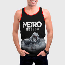 Майка-безрукавка мужская METRO EXODUS, цвет: 3D-красный — фото 2