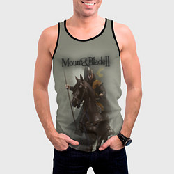 Майка-безрукавка мужская Mount and Blade 2, цвет: 3D-черный — фото 2