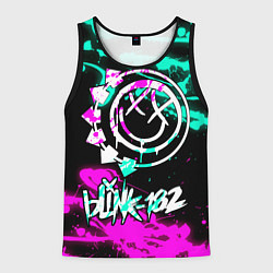 Майка-безрукавка мужская Blink-182 6, цвет: 3D-черный