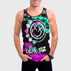 Майка-безрукавка мужская Blink-182 6, цвет: 3D-красный — фото 2