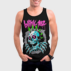 Майка-безрукавка мужская Blink-182 8, цвет: 3D-черный — фото 2
