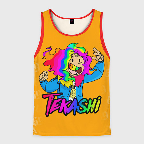 Мужская майка без рукавов 6IX9INE / 3D-Красный – фото 1