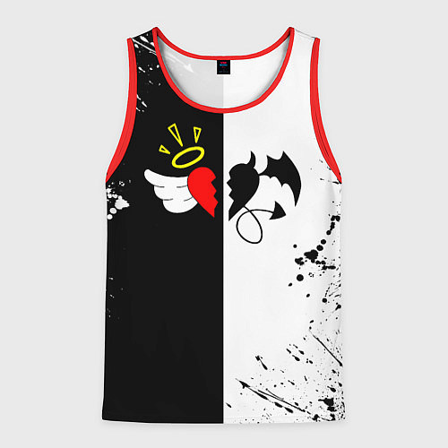 Мужская майка без рукавов Добро и зло, Payton Moormeier / 3D-Красный – фото 1