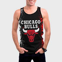 Майка-безрукавка мужская CHICAGO BULLS, цвет: 3D-черный — фото 2