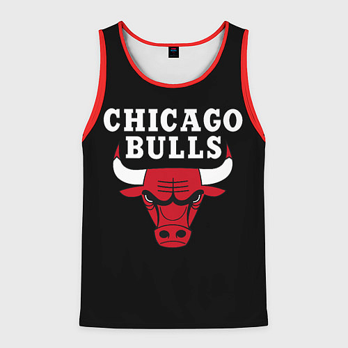 Мужская майка без рукавов CHICAGO BULLS / 3D-Красный – фото 1