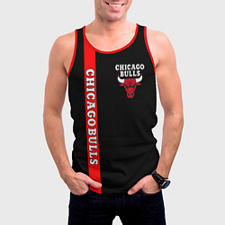 Майка-безрукавка мужская CHICAGO BULLS, цвет: 3D-красный — фото 2