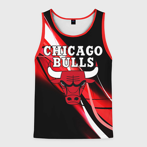 Мужская майка без рукавов CHICAGO BULLS / 3D-Красный – фото 1