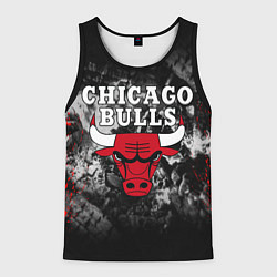 Майка-безрукавка мужская CHICAGO BULLS, цвет: 3D-черный