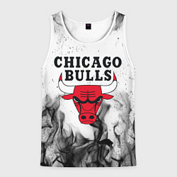 Майка-безрукавка мужская CHICAGO BULLS, цвет: 3D-белый