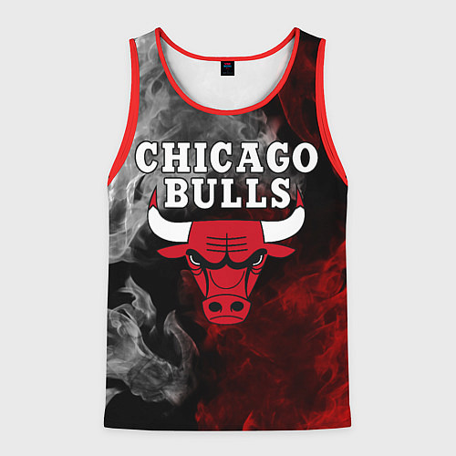 Мужская майка без рукавов CHICAGO BULLS / 3D-Красный – фото 1