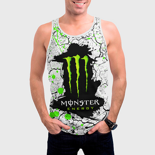 Мужская майка без рукавов MONSTER ENERGY Z / 3D-Белый – фото 3