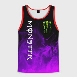 Майка-безрукавка мужская MONSTER ENERGY, цвет: 3D-красный