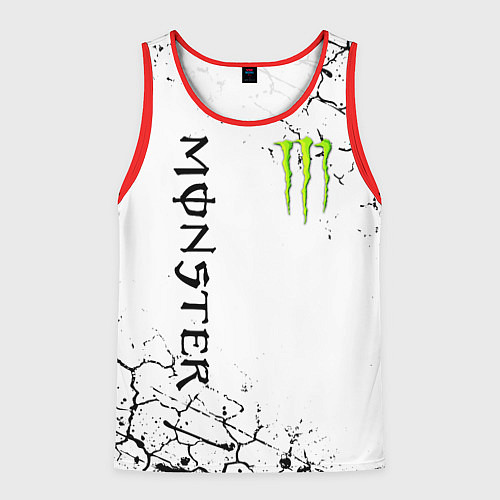 Мужская майка без рукавов MONSTER ENERGY / 3D-Красный – фото 1