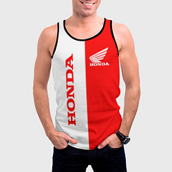 Майка-безрукавка мужская HONDA, цвет: 3D-черный — фото 2