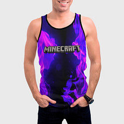 Майка-безрукавка мужская MINECRAFT, цвет: 3D-черный — фото 2