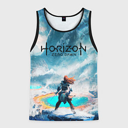 Майка-безрукавка мужская HORIZON ZERO DAWN, цвет: 3D-черный