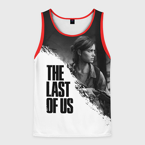 Мужская майка без рукавов THE LAST OF US 2 / 3D-Красный – фото 1